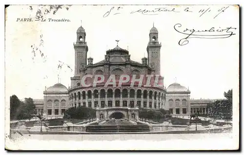 Cartes postales Paris Le Trocadero