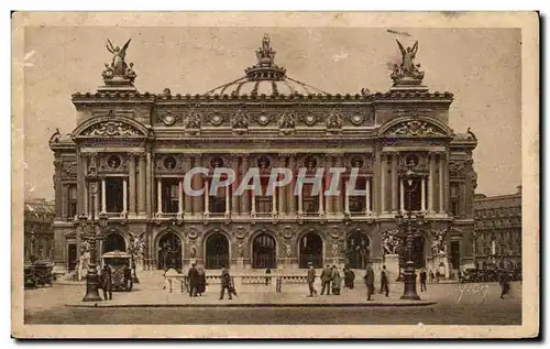 Ansichtskarte AK Paris En Flanant L&#39Opera The Opera