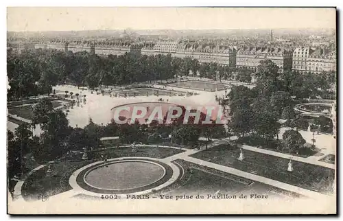 Ansichtskarte AK Paris Vue prise du Pavillon de Flore Louvre