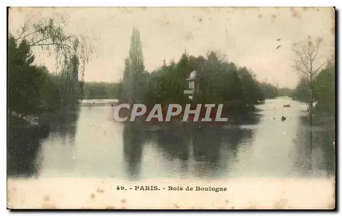 Cartes postales Paris Bois de Boulogne