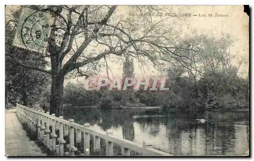 Ansichtskarte AK Bois De Boulogne Lac St james