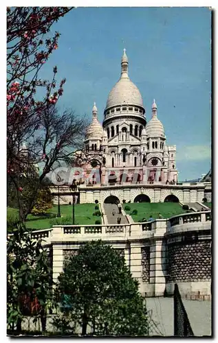 Ansichtskarte AK Paris La Basilique du Secre coeur de Montmartre vue des jardins