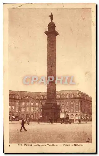 Cartes postales Paris La Colonne Vendome