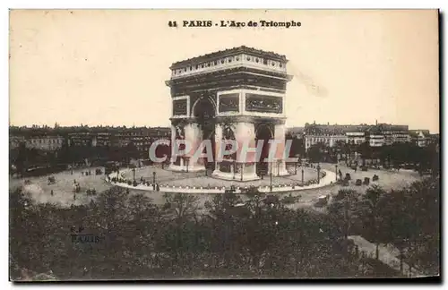 Cartes postales Paris L&#39Arc de Triomphe