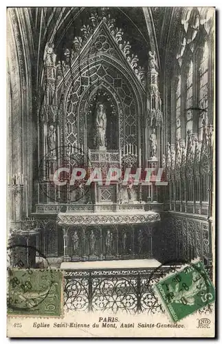 Ansichtskarte AK Paris Eglise Saint Etienne du Mont Autel Sainte Genevieve