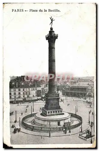 Cartes postales Paris Place de la Bastille