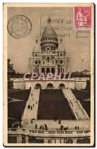 Cartes postales Paris En Flanant Le Sacre Coeur de Montmartre