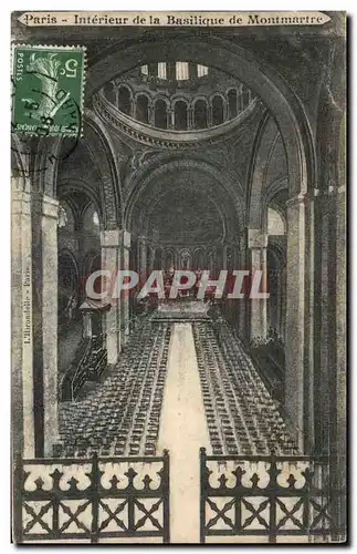 Cartes postales Paris Interieur de la Basilique de Montmartre Sacre Coeur
