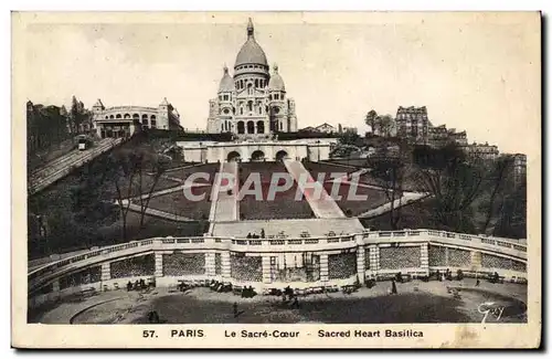 Cartes postales Paris Le Sacre Coeur Montmartre