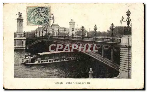 Cartes postales Paris Pont Alexandre III