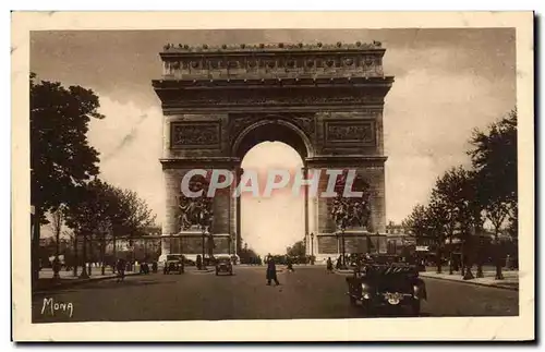 Ansichtskarte AK Les Petits Tableaux De Paris L&#39Arc de Triomphe de I&#39Etoile