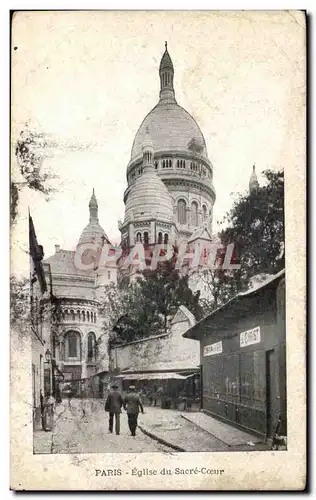 Cartes postales Paris Eglise Du Sacre Coeur Montmartre