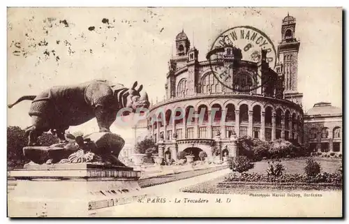 Cartes postales Paris Le Trocadero Rhinoceros