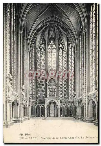 Ansichtskarte AK Paris Interieur De La Sainte Chapelle Le Reliquaire