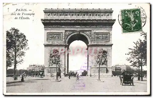 Cartes postales Paris Arc de Triomphe de l&#39Etoile