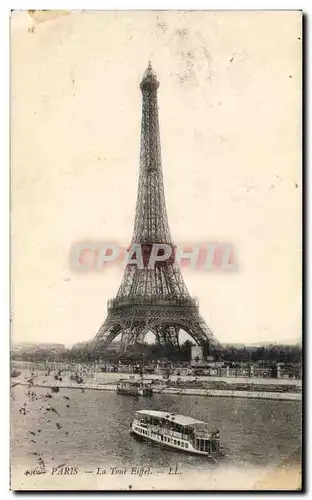 Ansichtskarte AK Paris La Tour Eiffel Peniche