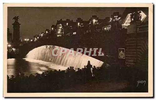 Ansichtskarte AK Paris Cascade Lumineuse du Pont Alexandre III Exposition internationale des Arts Decoratifs