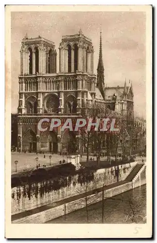 Ansichtskarte AK Paris En Flanant Notre Dame Church Notre Dame