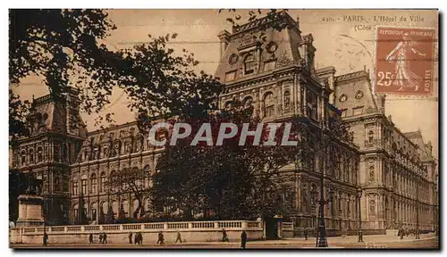 Cartes postales Paris L&#39Hotel de Ville