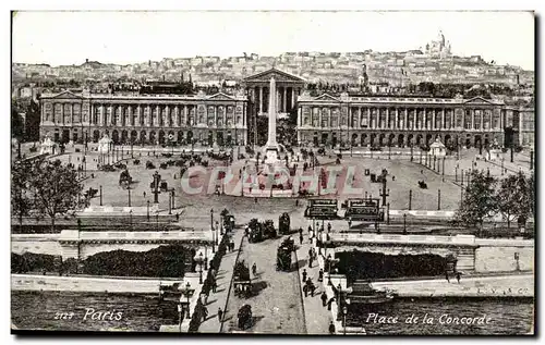 Cartes postales Paris Place de la Concorde