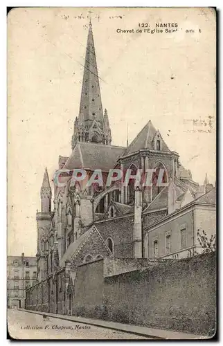 Cartes postales Nantes Chevet de l&#39Eglise