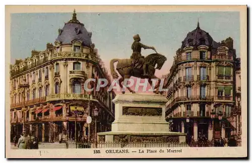 Cartes postales Orleans La Place du Martroi Jeanne d&#39arc