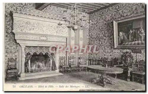 Cartes postales Orleans Hotel de Ville Salle des Mariages