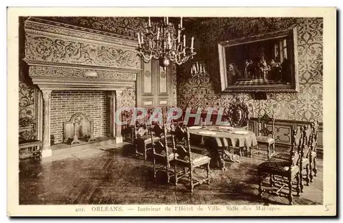 Cartes postales Orleans Interieur de l&#39Hotel de Ville Salle des Mariages