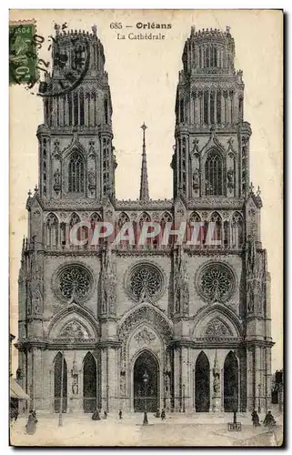 Cartes postales Orleans La Cathedrale