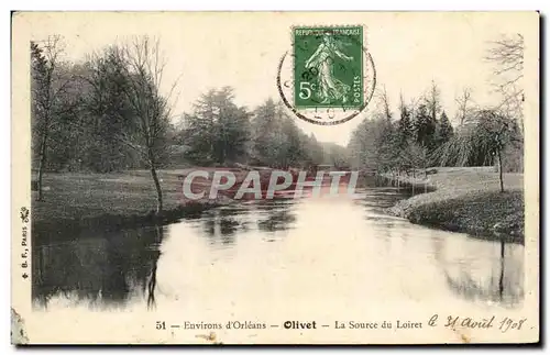 Cartes postales Environs d&#39Orleans Olivet La Source Du Loiret