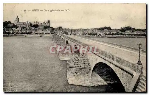 Cartes postales Gien Vue Generale