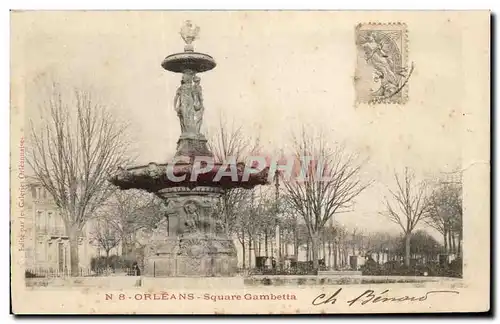 Cartes postales Orleans Square Gambetta