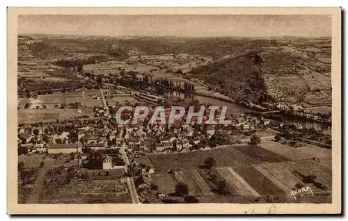 Cartes postales Vallee Du Lot Cajarc Vue D'Ensemble