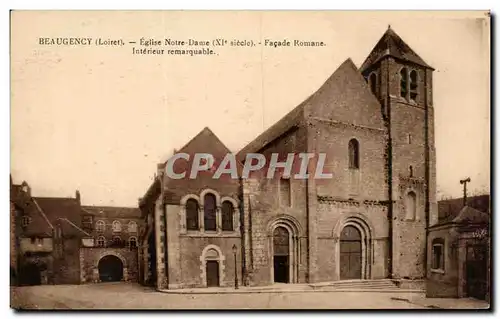 Ansichtskarte AK Beaugency Eglise Notre Dame