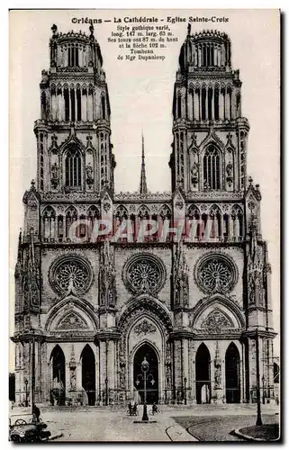 Cartes postales Orleans La Cathedrale Eglise Sainte Croix