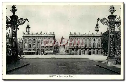 Cartes postales Nancy La Place Stanislas