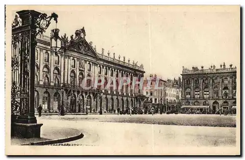 Cartes postales Nancy Place Stanislas Hotel De ville