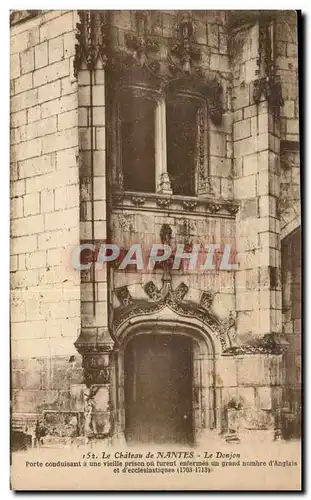 Ansichtskarte AK Nantes Chateau de Nantes Le Donjon