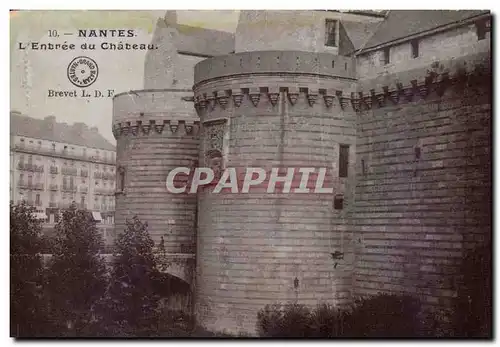 Cartes postales Nantes L&#39Entree du Chateau