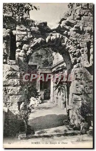 Cartes postales Nimes Le Temple de Diane