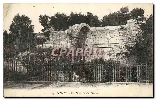 Cartes postales Nimes Le Temple de Diane