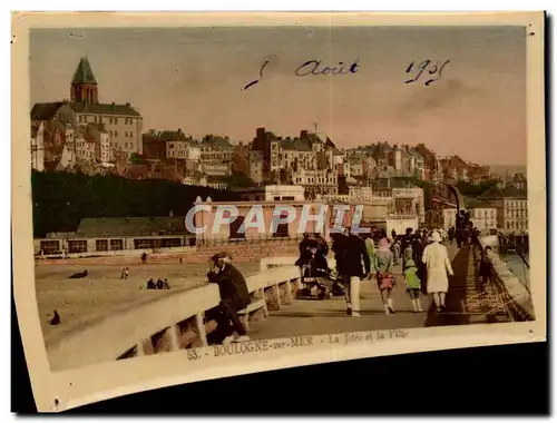 Cartes postales Boulogne sur Mer Le jetee et la Ville