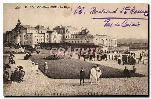 Cartes postales Boulogne sur Mer La Digue