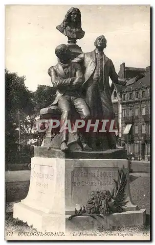 Cartes postales Boulogne Sur Mer Le Monument des Freres Coquelin Moliere