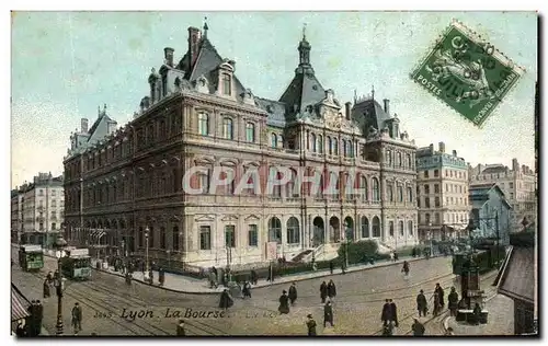 Cartes postales Lyon La Bourse