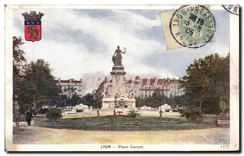 Cartes postales Lyon Place Carnot