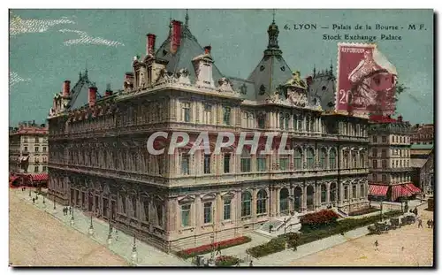 Cartes postales Lyon Place de la Bourse