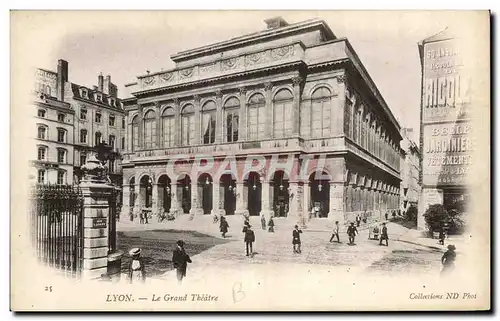 Ansichtskarte AK Lyon Le Grand Theatre Ricqles