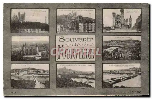 Ansichtskarte AK Souvenir de Fourviere Lyon