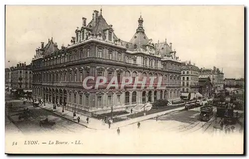 Cartes postales Lyon La Bourse